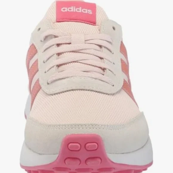 Adidas Women's Pink and White Sneakers - Picture 7 of 7